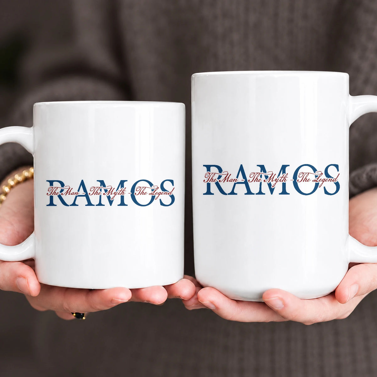 The Man The Myth The Legend With Your Name Mug RAMOS 13K1 MG21