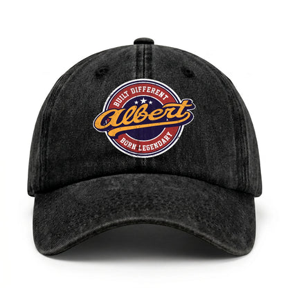 Built Different Born Legendary Logo Washed Cap ALBERT 13K1 C65PF
