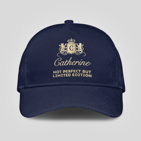 Not Perfect But Limited Edition Crest Logo Navy Cap CATHERINE 13K1 C160PF