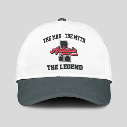 The Man The Myth The Legend Custom Initial Letter And Name Cap ANTONIO 13K1 C38PF