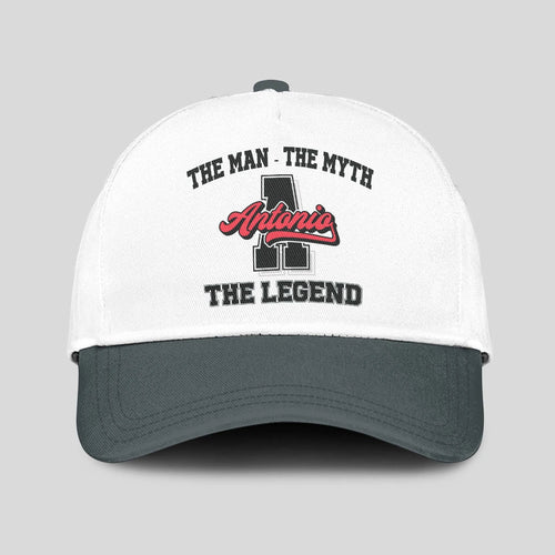 The Man The Myth The Legend Custom Initial Letter And Name Cap ANTONIO 13K1 C38PF