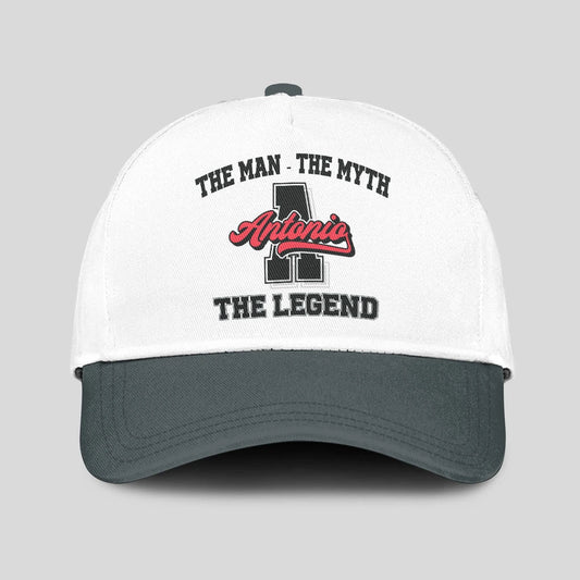 The Man The Myth The Legend Custom Initial Letter And Name Cap ANTONIO 13K1 C38PF