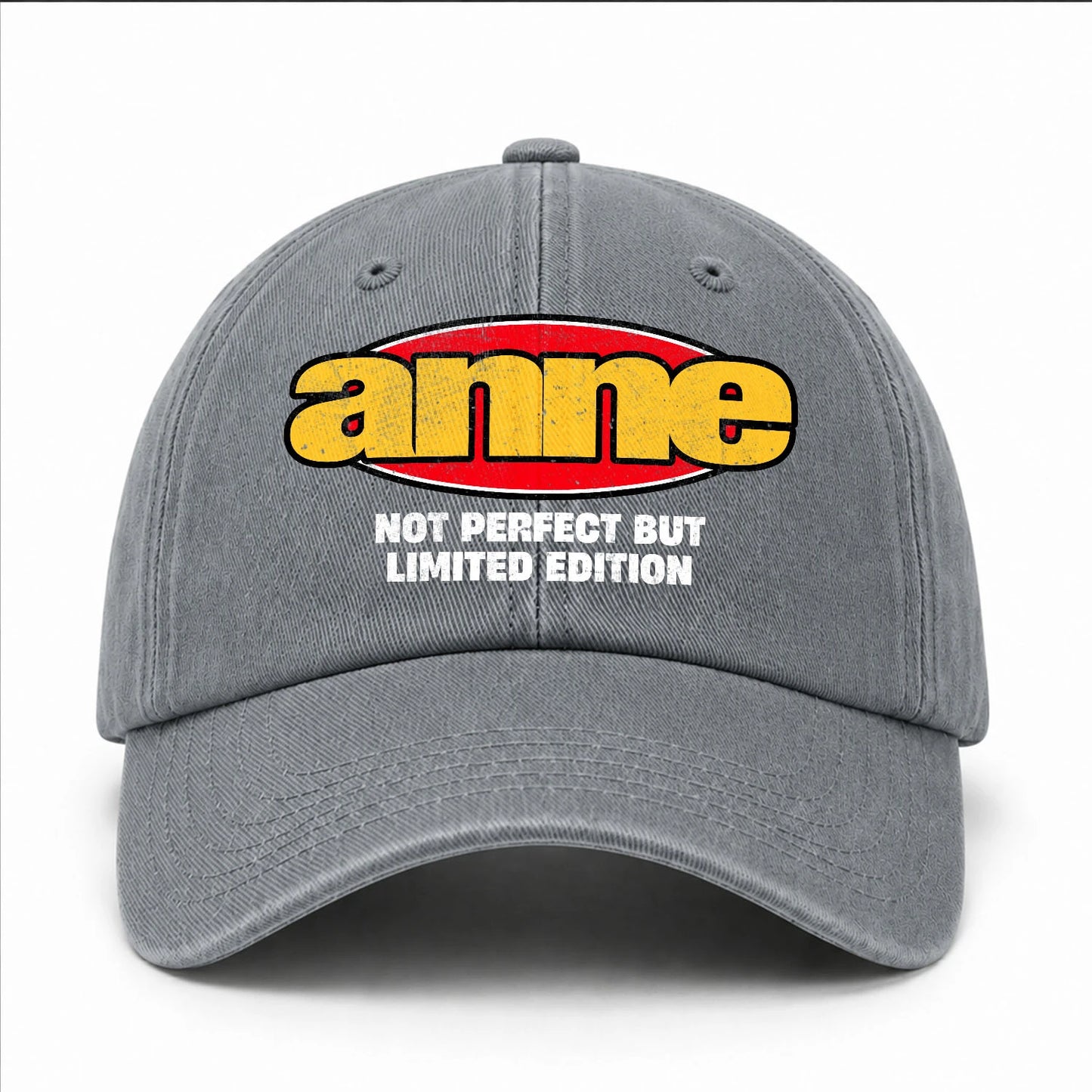 Your Name Not Perfect But Limited Edition Red Logo Washed Cap ANNE 13K1 C84PF