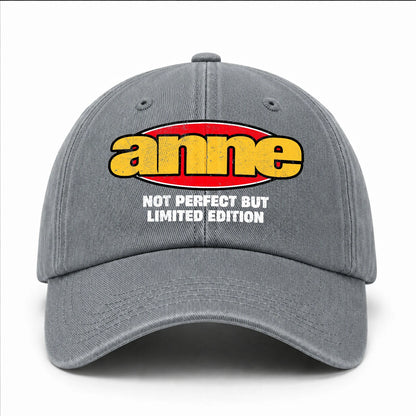 Your Name Not Perfect But Limited Edition Red Logo Washed Cap ANNE 13K1 C84PF