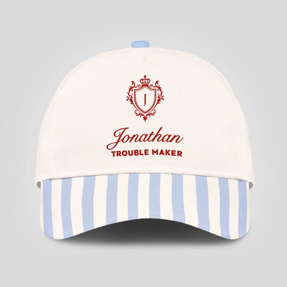 Trouble Maker Stripped Blue Beach Cap JONATHAN 13K1 C74PF