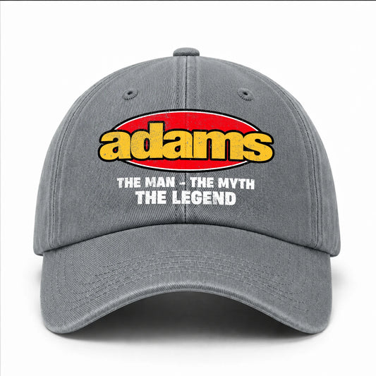 The Man The Myth The Legend Vintage Logo Washed Cap ADAMS 13K1 C162PF