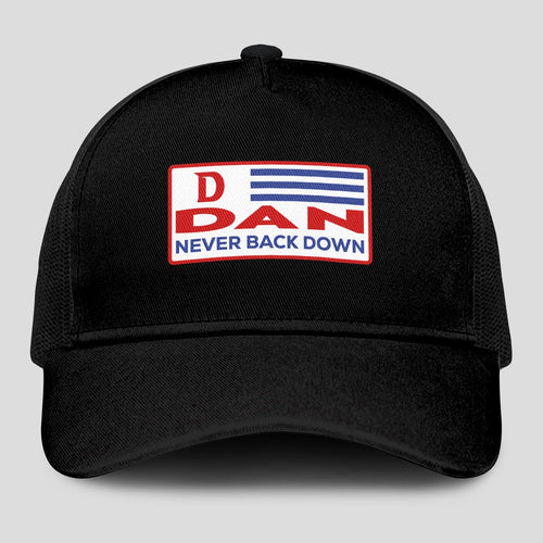 Never Back Down Vintage America Black Mesh Cap DAN 13K1 C207PF