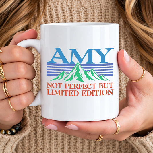 Not Perfect But Limited Eidition Retro Mountain Mug AMY 13K1 MG29