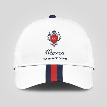 Never Back Down Stripped Cap WARREN 13K1 C86PF