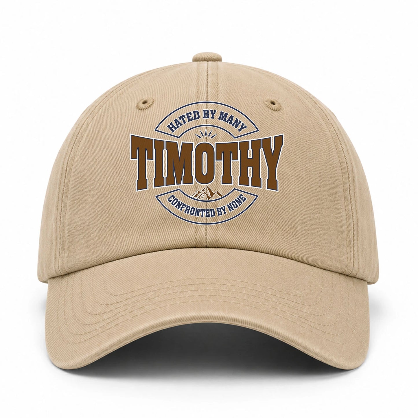 Hated By Many Confronted By None Washed Cap TIMOTHY 13K1 C36PF