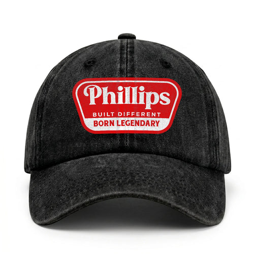 Built Different Born Legendary Red Logo Washed Cap PHILLIPS 13K1 C63PF