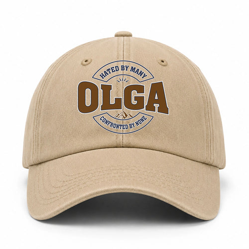 Hated By Many Confronted By None Washed Cap OLGA 13K1 C36PF