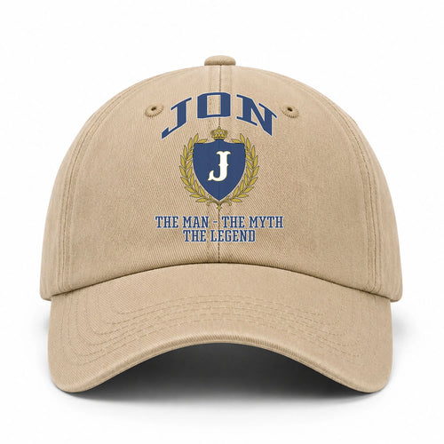 The Man The Myth The Legend Luxury Logo Cap JON 13K1 C34PF