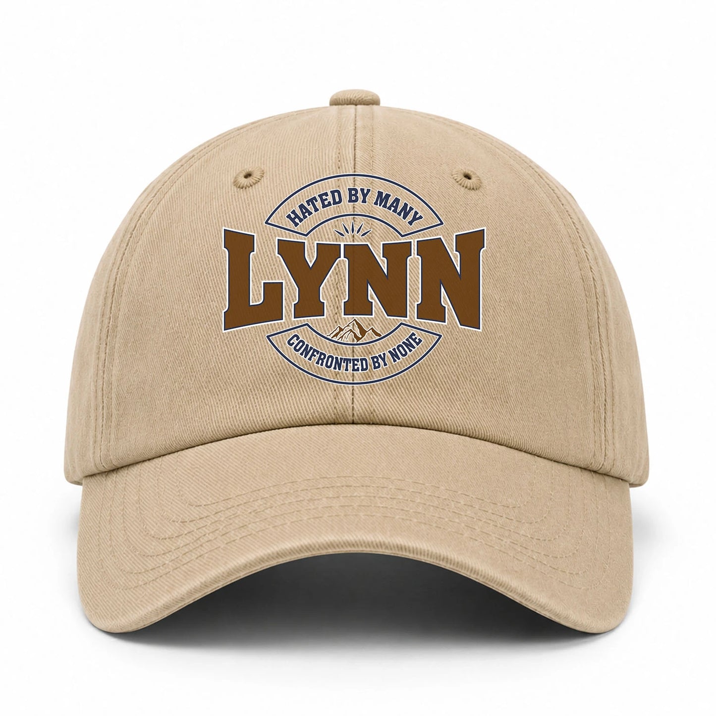 Hated By Many Confronted By None Washed Cap LYNN 13K1 C36PF