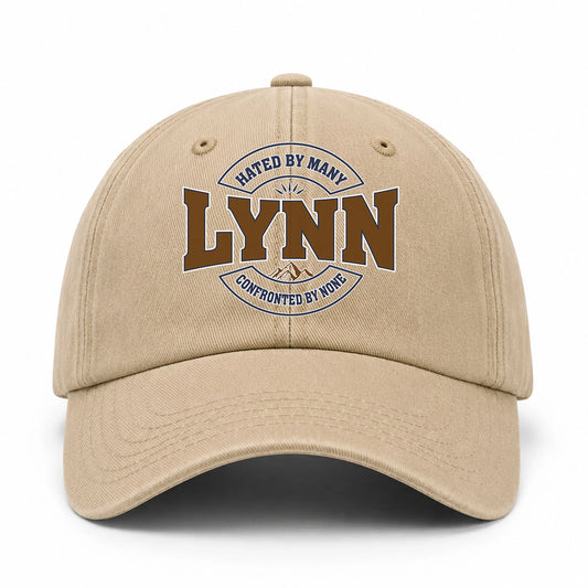 Hated By Many Confronted By None Washed Cap LYNN 13K1 C36PF