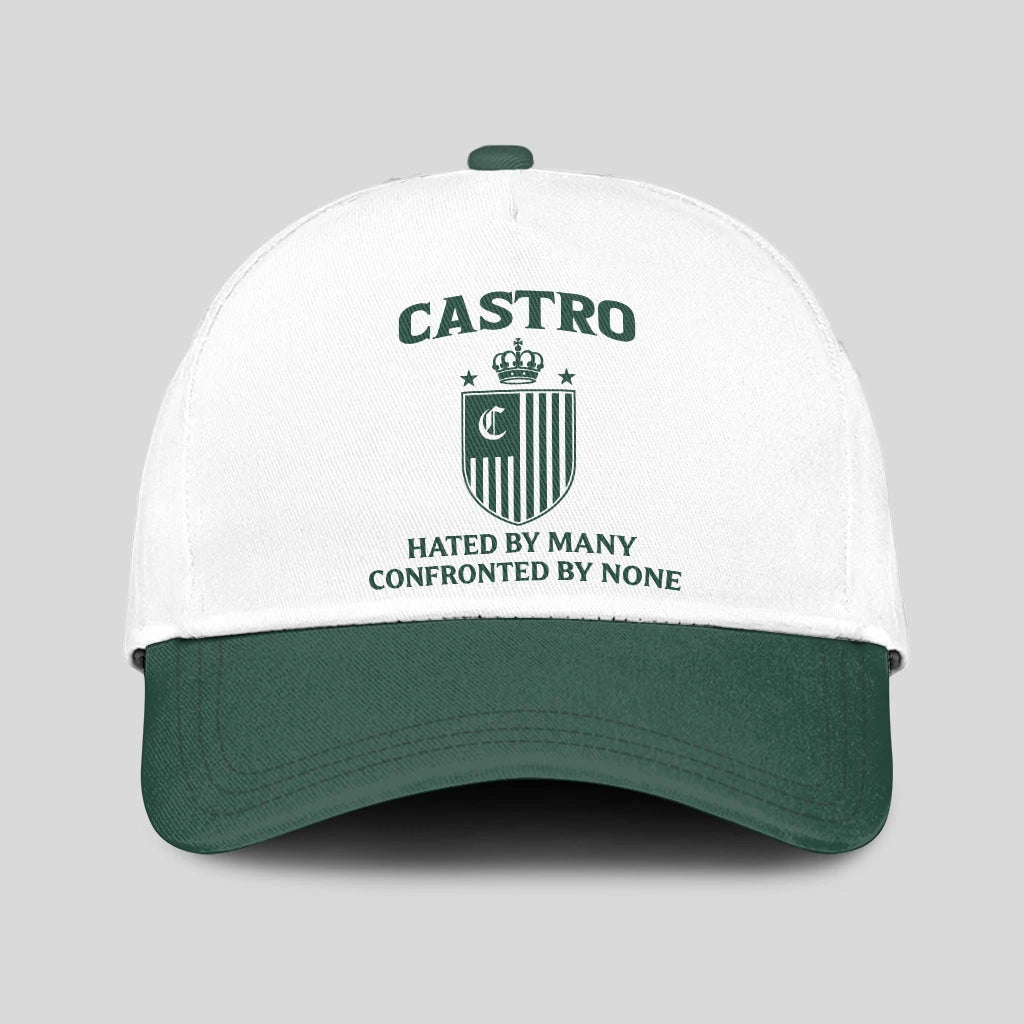 Hated By Many Confronted By None Luxury Logo Cap CASTRO 13K1 C41PF