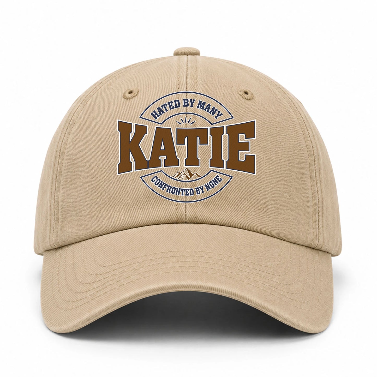 Hated By Many Confronted By None Washed Cap KATIE 13K1 C36PF