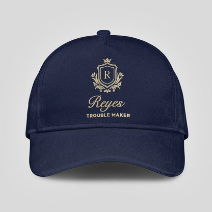 Trouble Maker Golden Logo Navy Cap REYES 13K1 C155PF