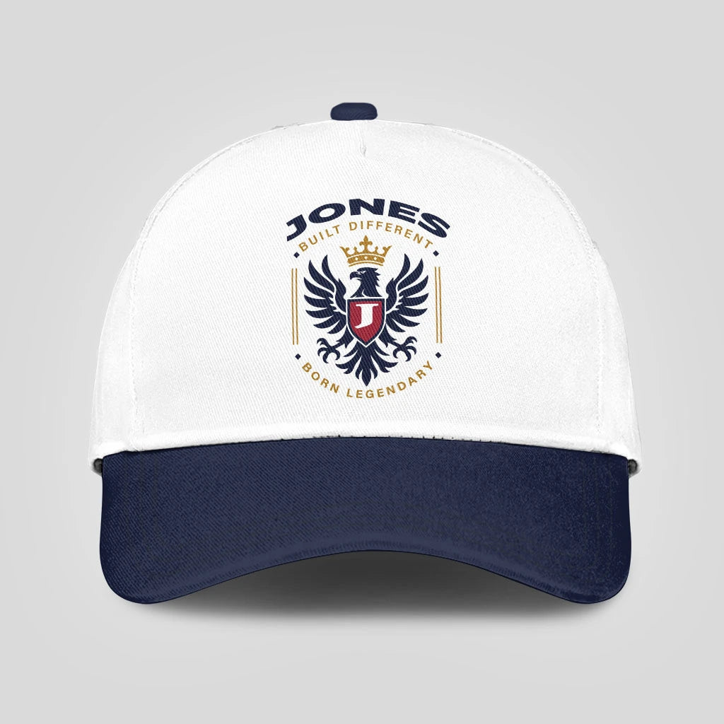 Built Different Born Legendary Elegant Blue And White Cap JONES 13K1 C76PF