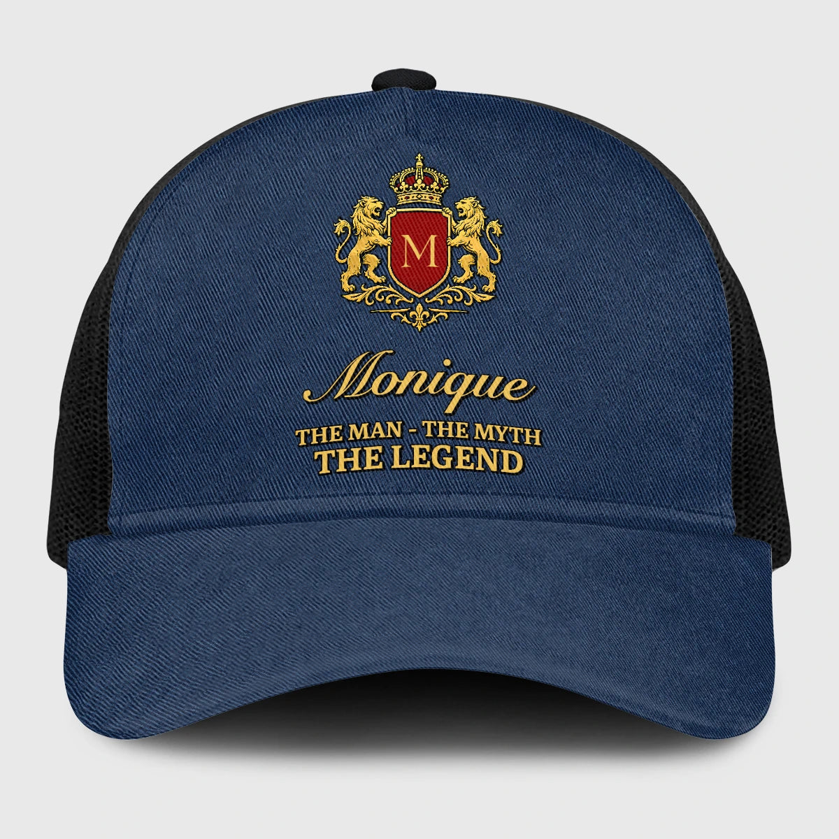 The Man The Myth The Legend Royal Blue Mesh Cap MONIQUE 13K1 C187PF