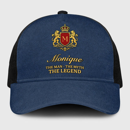 The Man The Myth The Legend Royal Blue Mesh Cap MONIQUE 13K1 C187PF