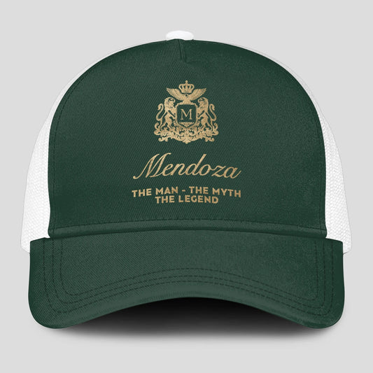 The Man The Myth The Legend Sage Green Mesh Cap MENDOZA 13K1 C192PF