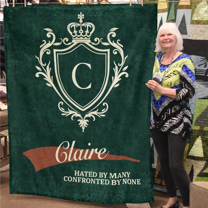 Hated by Many Confronted by None Old Money Blanket CLAIRE 13K1 BK19