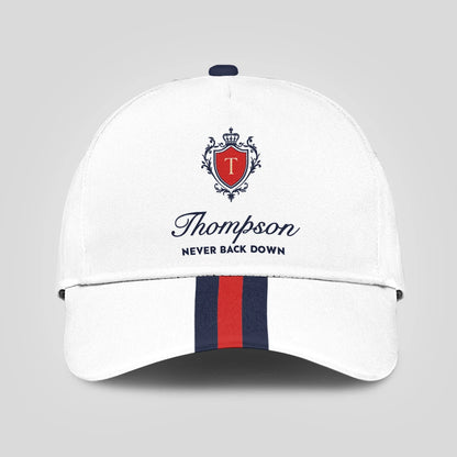 Never Back Down Stripped Cap THOMPSON 13K1 C86PF