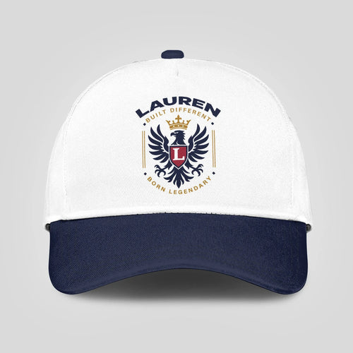 Built Different Born Legendary Elegant Blue And White Cap LAUREN 13K1 C76PF