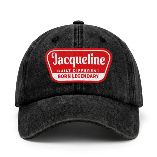 Built Different Born Legendary Red Logo Washed Cap JACQUELINE 13K1 C63PF