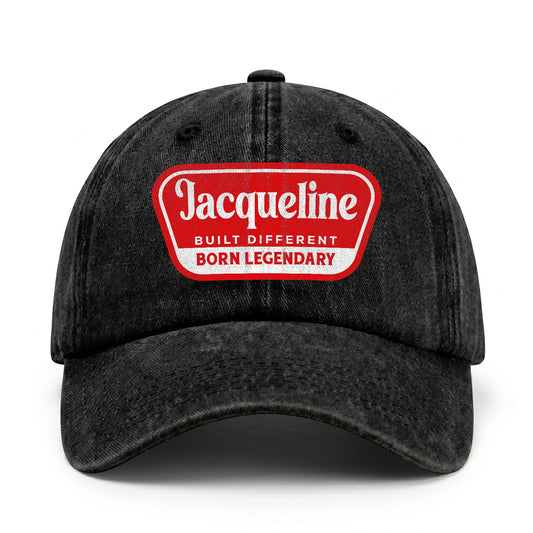 Built Different Born Legendary Red Logo Washed Cap JACQUELINE 13K1 C63PF
