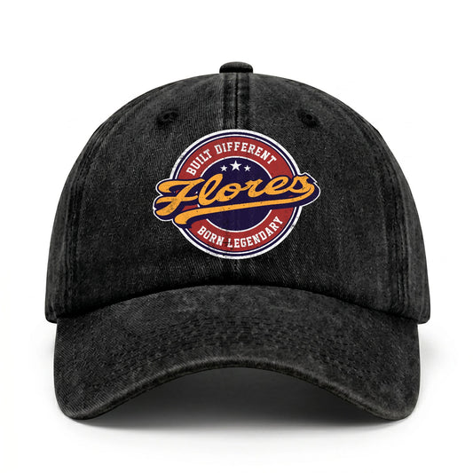 Built Different Born Legendary Logo Washed Cap FLORES 13K1 C65PF