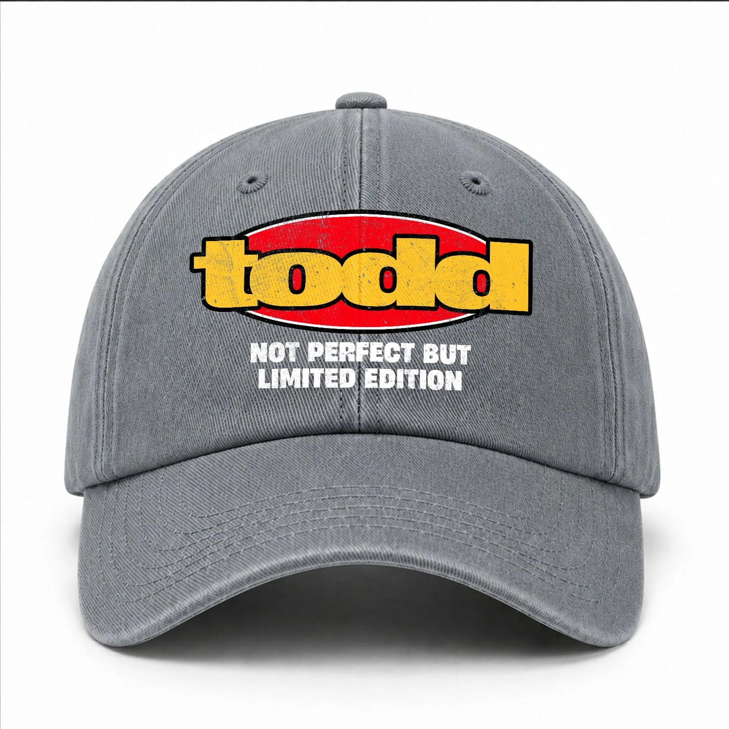 Your Name Not Perfect But Limited Edition Red Logo Washed Cap TODD 13K1 C84PF
