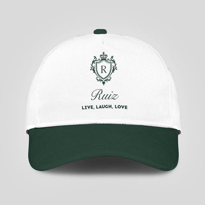 Live Laugh Love Elegant Blue And White Cap RUIZ 13K1 C90PF