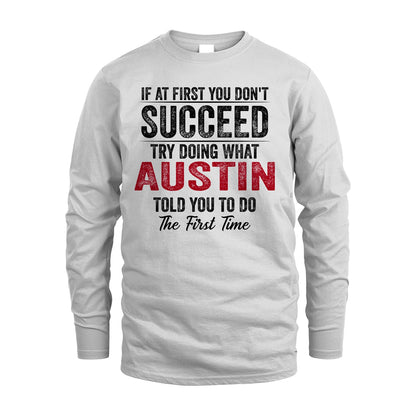 AUSTIN 13K1-357 If At First You Don't Succeed...
