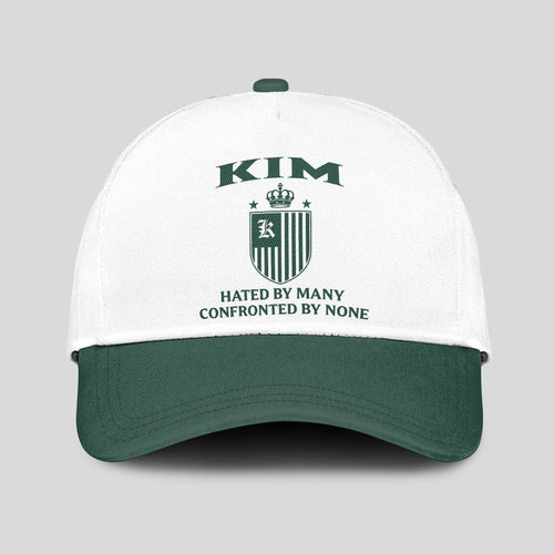 Hated By Many Confronted By None Luxury Logo Cap KIM 13K1 C41PF