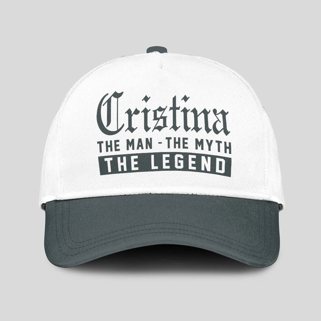 The Man The Myth The Legend Luxury Cap CRISTINA 13K1 C39PF