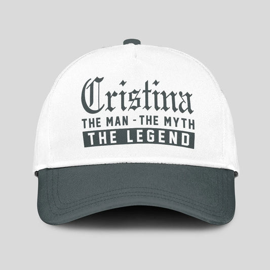 The Man The Myth The Legend Luxury Cap CRISTINA 13K1 C39PF
