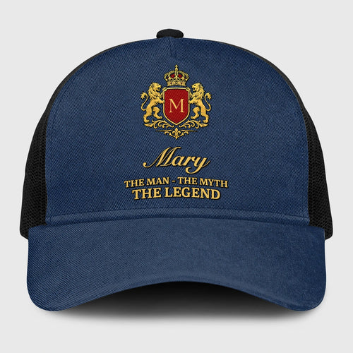 The Man The Myth The Legend Royal Blue Mesh Cap MARY 13K1 C187PF