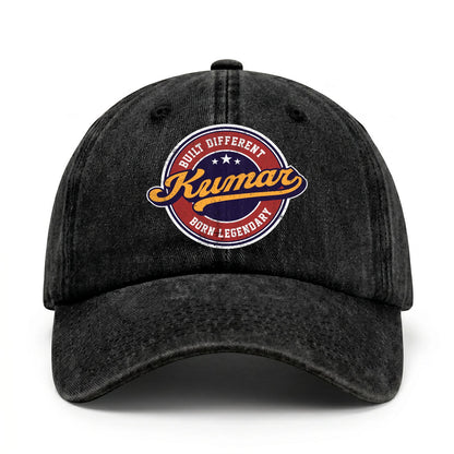 Built Different Born Legendary Logo Washed Cap KUMAR 13K1 C65PF