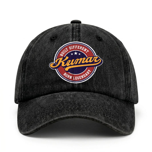 Built Different Born Legendary Logo Washed Cap KUMAR 13K1 C65PF