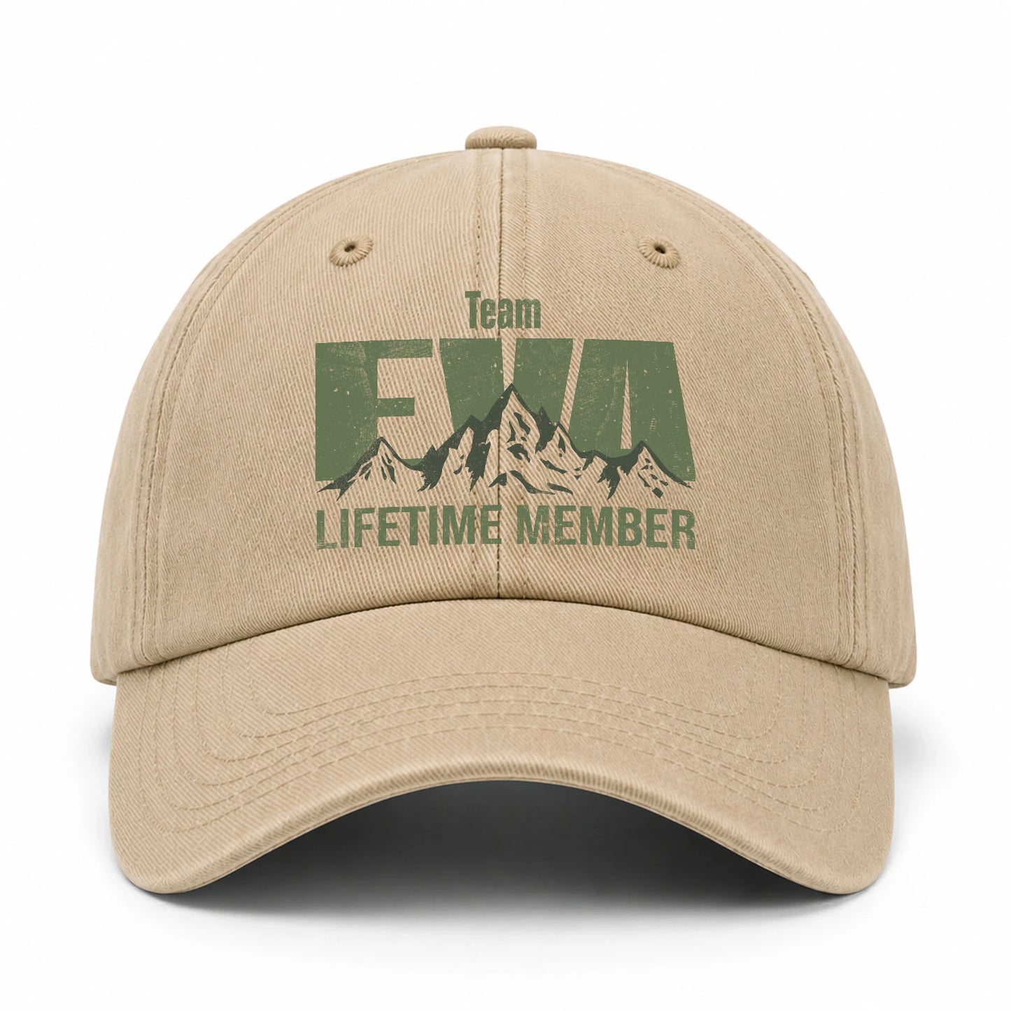Team Your Name Lifetime Member Mountain Cap EVA 13K1 C58PF