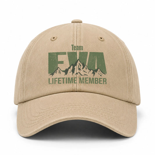 Team Your Name Lifetime Member Mountain Cap EVA 13K1 C58PF