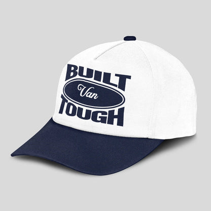 Built Your Name Tough Slogan Blue And White Cap VAN 13K1 C95PF