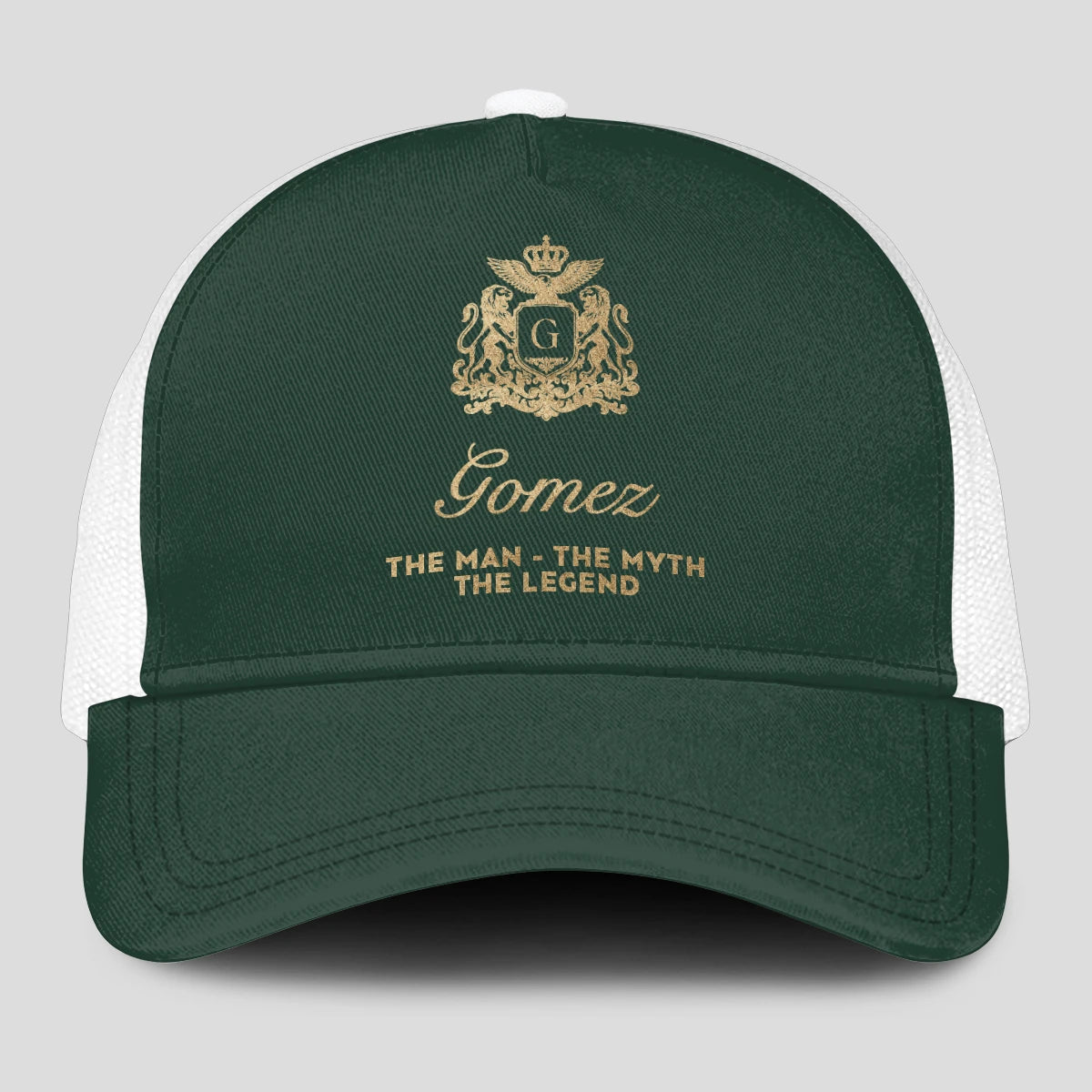 The Man The Myth The Legend Sage Green Mesh Cap GOMEZ 13K1 C192PF