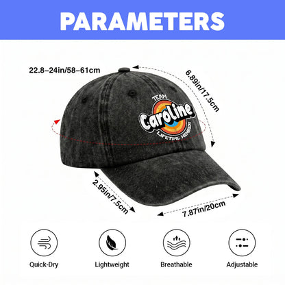 Team Your Name Lifetime Member Logo Cap CAROLINE 13K1 C66PF