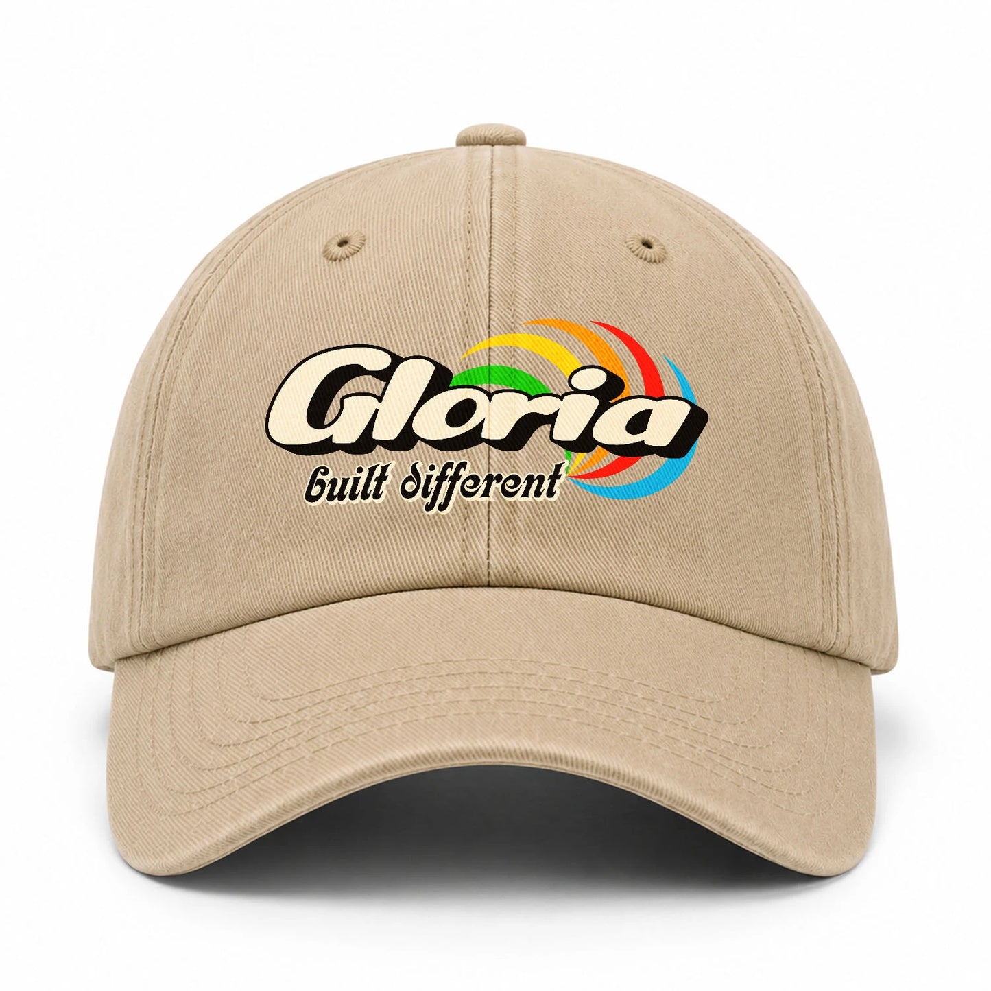 Your Name Built Different Retro Washed Cap GLORIA 13K1 C55PF