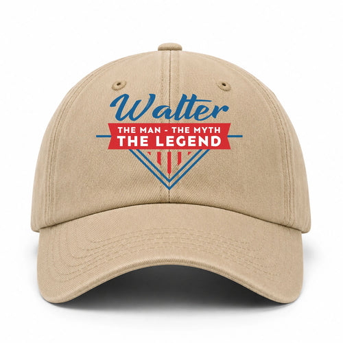 The Man The Myth The Legend Logo Washed Cap WALTER 13K1 C37PF