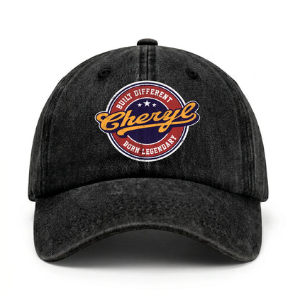 Built Different Born Legendary Logo Washed Cap CHERYL 13K1 C65PF