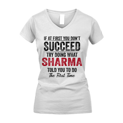SHARMA 13K1-357 If At First You Don't Succeed...